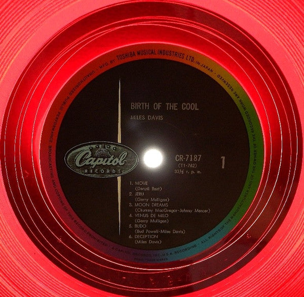 Miles Davis - Birth Of The Cool (Vinyl, LP, Album, Compilation, Mono) Very Good Plus (VG+) / Very Good (VG)