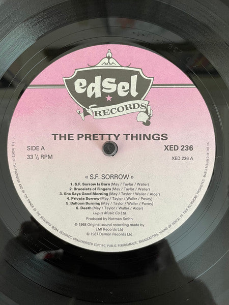The Pretty Things - S. F. Sorrow (Vinyl, LP, Album, Reissue) Very Good (VG) / Very Good (VG)