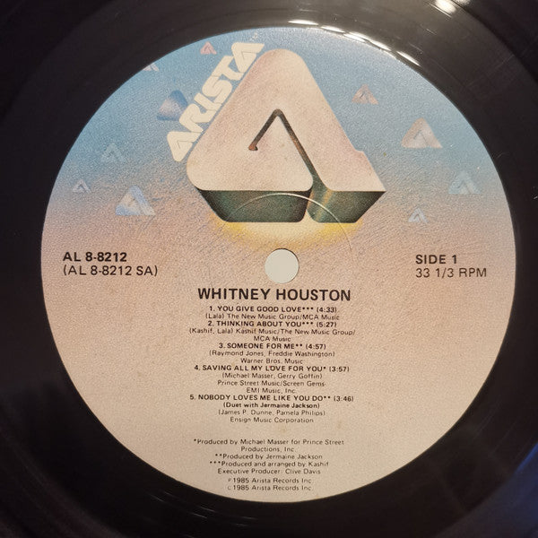 Whitney Houston - Whitney Houston (Vinyl, LP, Album) Very Good Plus (VG+) / Good Plus (G+)