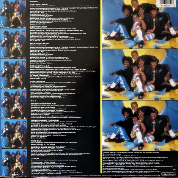 Bar-Kays - Contagious (Vinyl, LP, Album, Stereo) Very Good (VG) / Very Good (VG)