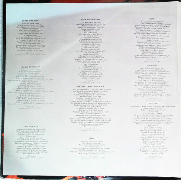 Crosby, Stills, Nash & Young - 4 Way Street (2xVinyl, LP, Album, Reissue) Very Good Plus (VG+) / Very Good (VG)