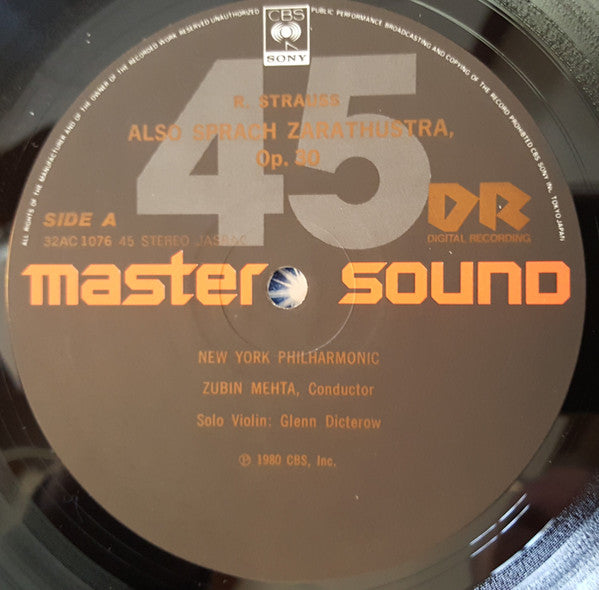 Richard Strauss - Also Sprach Zarathustra (Vinyl, LP, 45 RPM, Album, Stereo) Very Good Plus (VG+) / Near Mint (NM or M-)