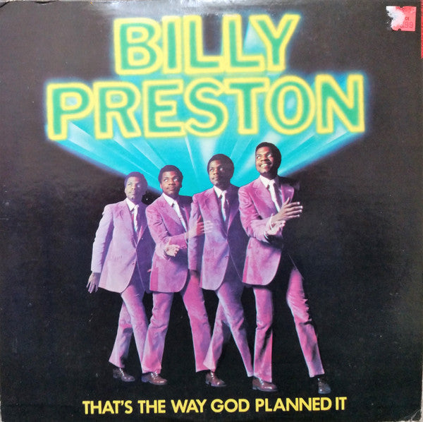 Billy Preston - That's The Way God Planned It (Vinyl, LP, Album, Stereo) Very Good (VG) / Very Good (VG)