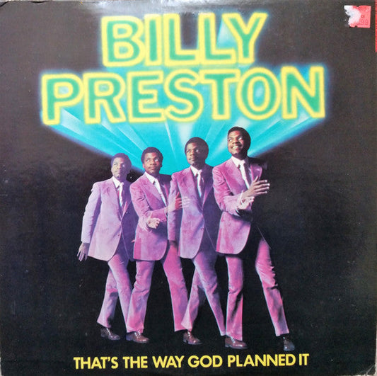 Billy Preston - That's The Way God Planned It (Vinyl, LP, Album, Stereo) Very Good (VG) / Very Good (VG)