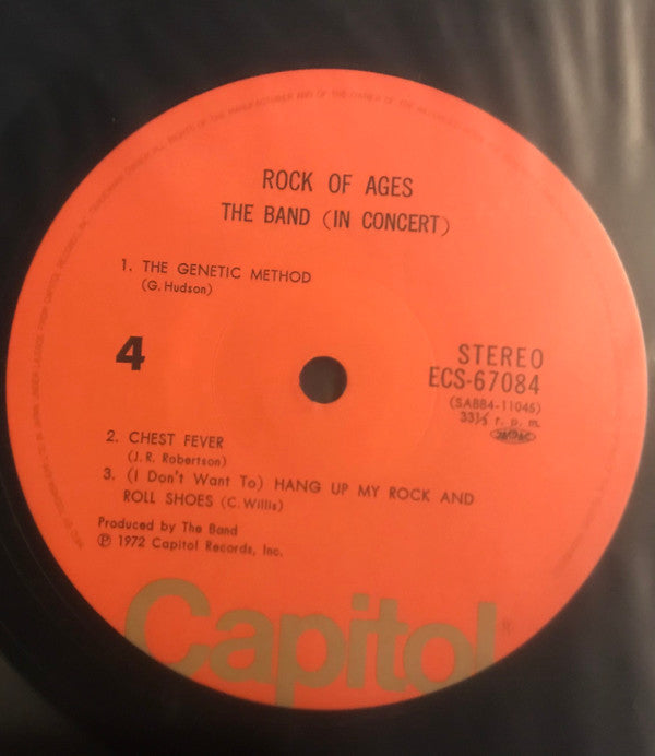 The Band - Rock Of Ages: The Band In Concert (Vinyl, LP, Reissue)