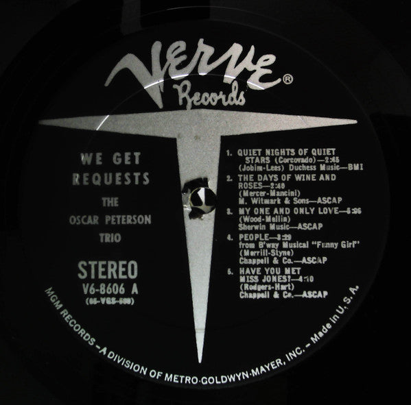 The Oscar Peterson Trio - We Get Requests (Vinyl, LP, Album, Stereo) Very Good (VG) / Good Plus (G+)