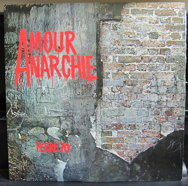 Léo Ferré - Amour, Anarchie (Vinyl, LP, Album) Very Good Plus (VG+) / Very Good (VG)