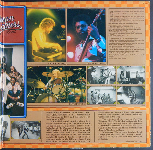 The Allman Brothers Band - Wipe The Windows, Check The Oil, Dollar Gas (2xVinyl, LP, Album) Very Good Plus (VG+) / Very Good Plus (VG+)