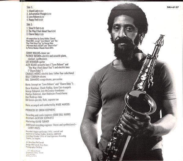Sonny Rollins - The Way I Feel (Vinyl, LP, Album, Promo)
