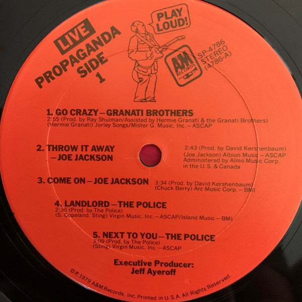 Various - Propaganda (Vinyl, LP, Compilation, Stereo) Very Good (VG) / Near Mint (NM or M-)
