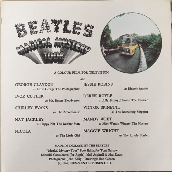 The Beatles - Magical Mystery Tour (Vinyl, LP, Album, Reissue, Stereo) Very Good (VG) / Very Good (VG)