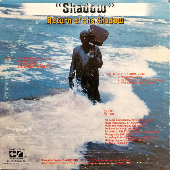 Shadow (11) - Return Of The Shadow (Vinyl, LP, Album) Very Good (VG) / Very Good (VG)