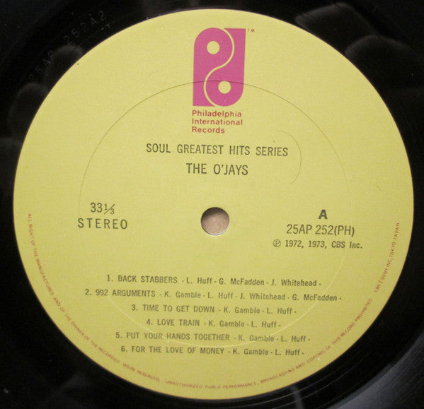 The O'Jays - Soul Greatest Hits Series (Vinyl, LP, Compilation) Very Good (VG) / Very Good (VG)