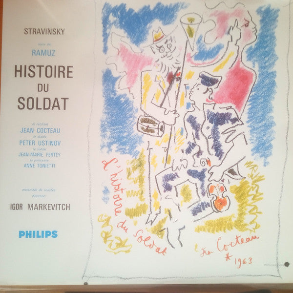 Igor Stravinsky - Histoire Du Soldat (Vinyl, LP, Album, Stereo) Very Good Plus (VG+) / Very Good Plus (VG+)