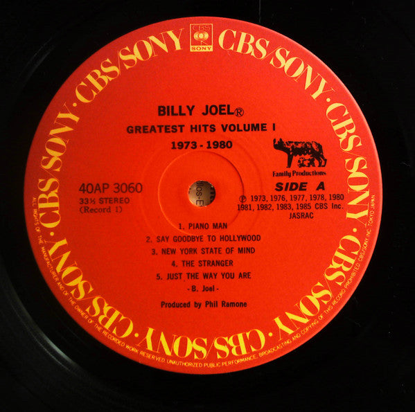 Billy Joel - Greatest Hits Volume I & Volume II (Vinyl, LP, Compila...
