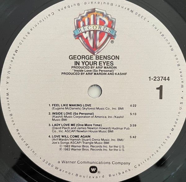 George Benson - In Your Eyes (Vinyl, LP, Album)