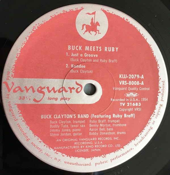 Buck Clayton - Buck Meets Ruby (Vinyl, LP, Limited Edition, Reissue, Mono) Very Good Plus (VG+) / Very Good Plus (VG+)