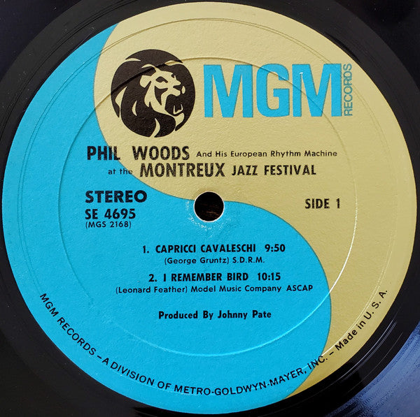 Phil Woods And His European Rhythm Machine - At The Montreux Jazz Festival (Vinyl, LP, Album) Very Good Plus (VG+) / Good Plus (G+)