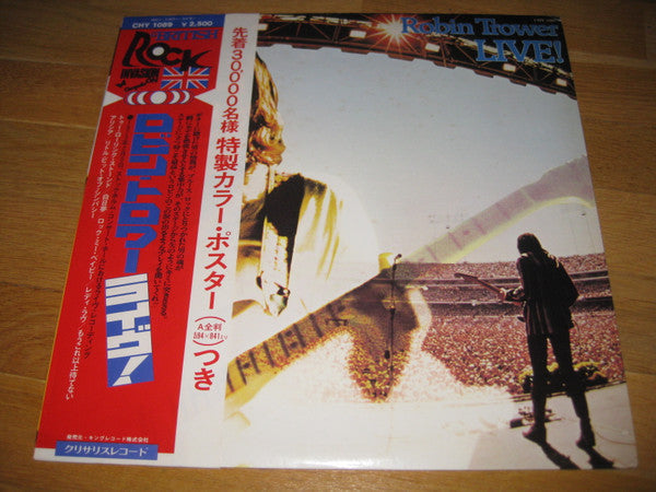 Robin Trower - Robin Trower Live! (Vinyl, LP, Album, Limited Edition) Very Good Plus (VG+) / Very Good Plus (VG+)