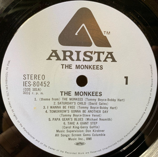 The Monkees - The Monkees (Vinyl, LP, Album, Stereo) Near Mint (NM or M-) / Very Good Plus (VG+)