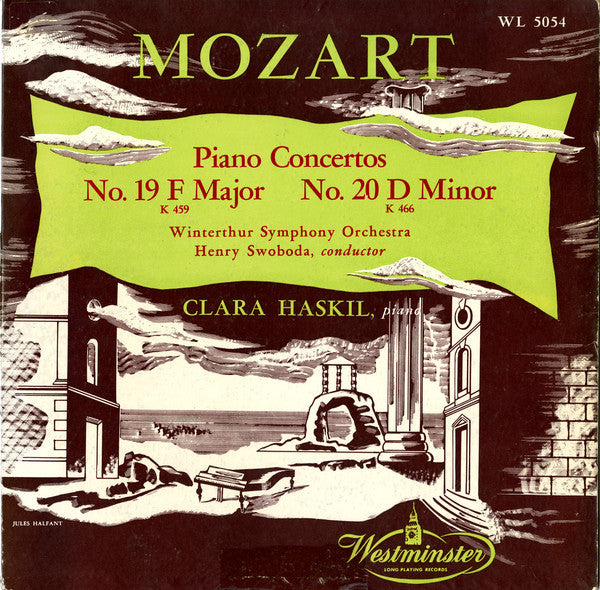 Wolfgang Amadeus Mozart - Piano Concertos No. 19 F Major, K 459 - No. 20 D Minor, K 466 (Vinyl, LP, Mono) Very Good Plus (VG+) / Near Mint (NM or M-)