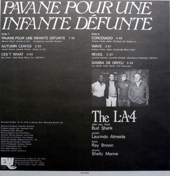 LA4 - Pavane Pour Une Infante Défunte (Vinyl, LP, Album)