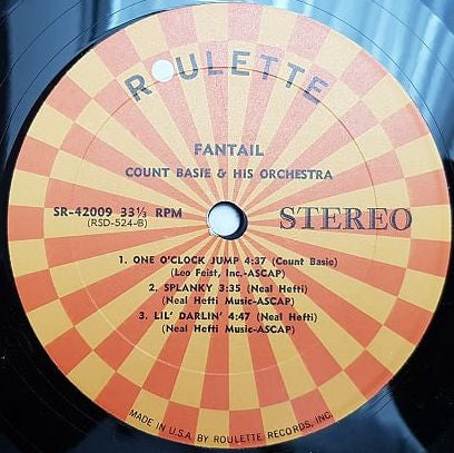 Count Basie - Fantail (Vinyl, LP) Good Plus (G+) / Good Plus (G+)