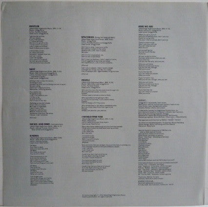 Journey - Next (Vinyl, LP, Album, Promo, Stereo) Very Good Plus (VG+) / Good Plus (G+)