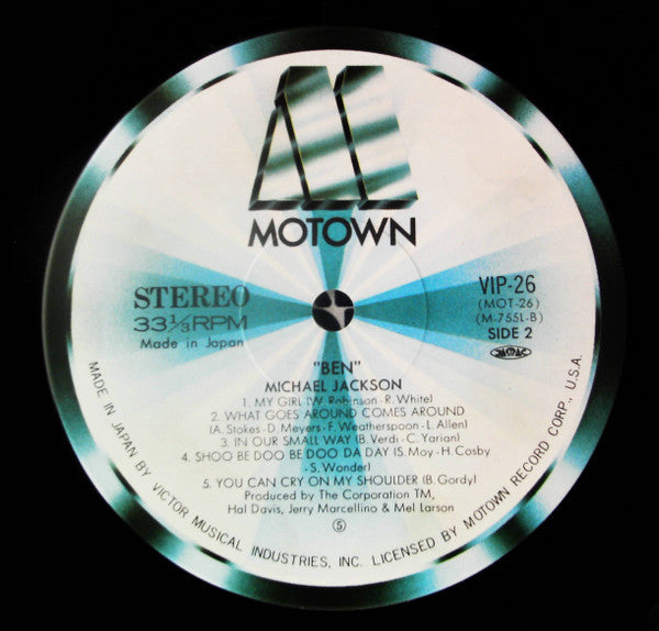 Michael Jackson - Ben (Vinyl, LP, Album, Reissue) Good Plus (G+) / Very Good Plus (VG+)
