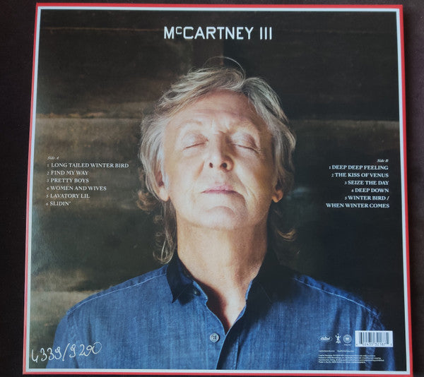 Paul McCartney - McCartney III (Vinyl, LP, Album, Limited Edition, Numbered, Stereo) Very Good Plus (VG+) / Very Good Plus (VG+)