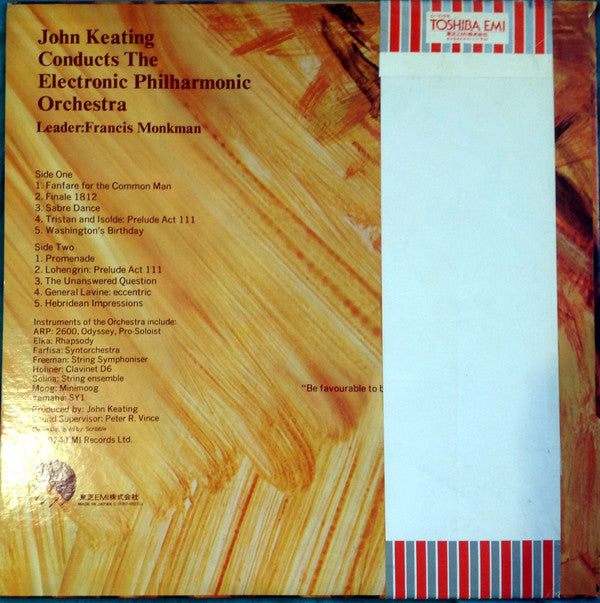 John Keating - John Keating Conducts The Electronic Philharmonic Orchestra (Vinyl, LP, Album, Stereo) Very Good Plus (VG+) / Very Good Plus (VG+)