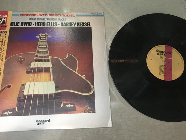 Charlie Byrd - Great Guitars / Straight Tracks (Vinyl, LP, Stereo) Very Good Plus (VG+) / Good (G)