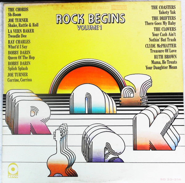 Various - Rock Begins Volume 1 (Vinyl, LP, Compilation) Good Plus (G+) / Good Plus (G+)