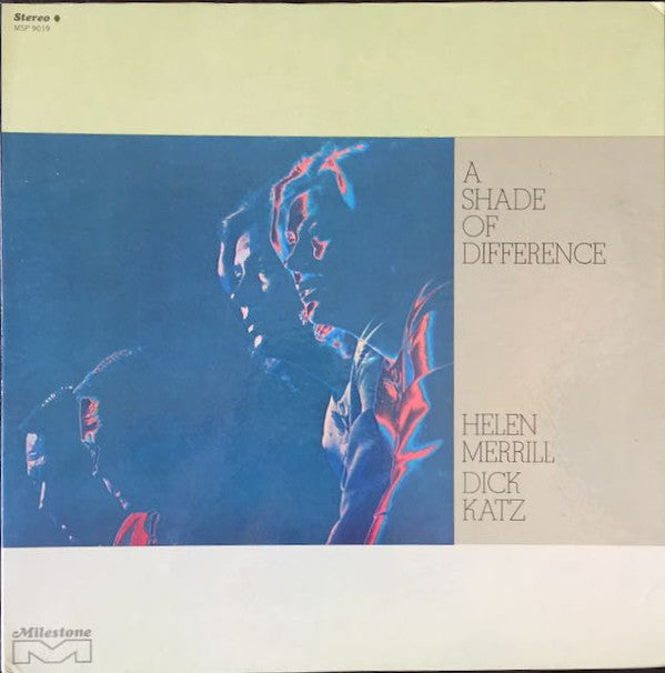 Helen Merrill - A Shade Of Difference (Vinyl, LP, Album, Reissue) Very Good Plus (VG+) / Very Good Plus (VG+)