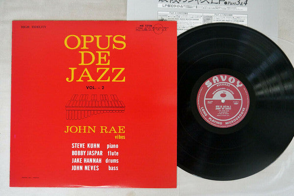 Johnny Rae - Opus De Jazz Vol.2 (Vinyl, LP, Album, Reissue, Stereo) Very Good Plus (VG+) / Very Good (VG)