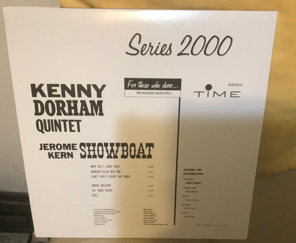 The Kenny Dorham Quintet - Jerome Kern Showboat (Vinyl, LP, Album, Stereo) Very Good Plus (VG+) / Near Mint (NM or M-)