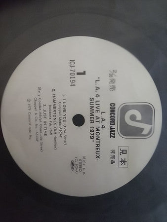 LA4 - Live At Montreux (Vinyl, LP, Album, Promo) Near Mint (NM or M-) / Very Good Plus (VG+)
