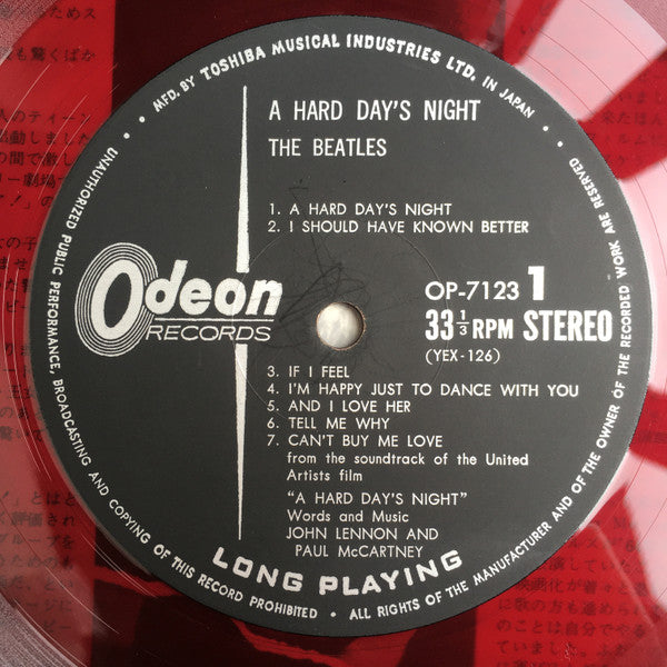 The Beatles - A Hard Day's Night (Vinyl, LP, Album, Repress, Stereo) Good Plus (G+) / Very Good (VG)