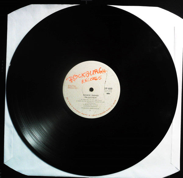 Iain Matthews - Siamese Friends (Vinyl, LP, Album) Near Mint (NM or M-) / Very Good Plus (VG+)