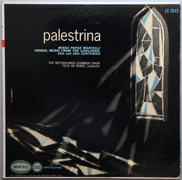 Giovanni Pierluigi da Palestrina - Missa Papae Marcelli / Choral Music From The Lowlands: 15th And 16th Centuries (Vinyl, LP, Mono) Very Good (VG) / Very Good (VG)