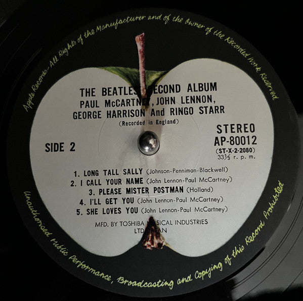 The Beatles - The Beatles' Second Album (Vinyl, LP, Album, Reissue, Stereo) Very Good (VG) / Good (G)