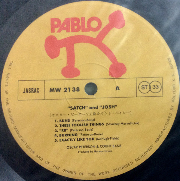 Oscar Peterson - "Satch" And "Josh" (Vinyl, LP, Album, Stereo)