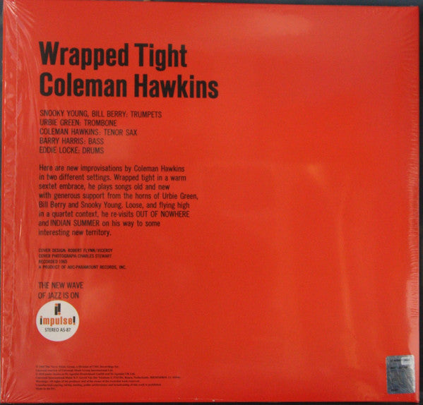 Coleman Hawkins - Wrapped Tight (Vinyl, LP, Album, Reissue) Very Good Plus (VG+) / Very Good Plus (VG+)