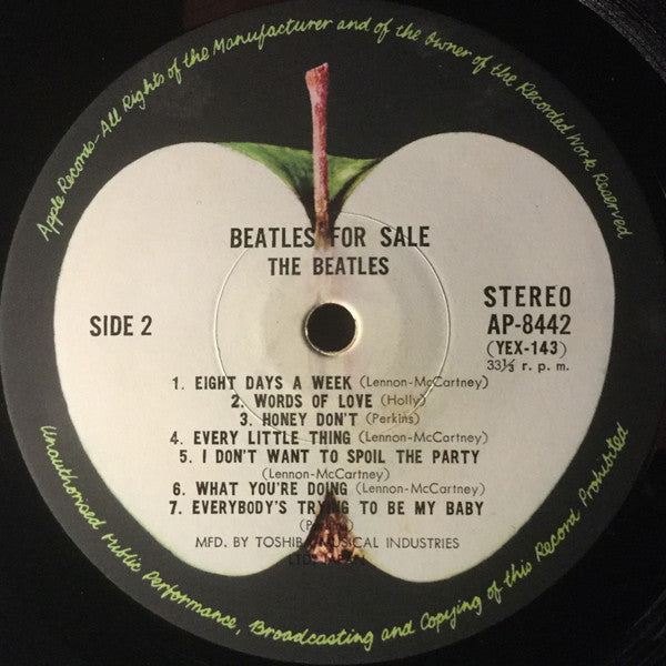 The Beatles - Beatles For Sale (Vinyl, LP, Album, Reissue) Very Good (VG) / Very Good Plus (VG+)