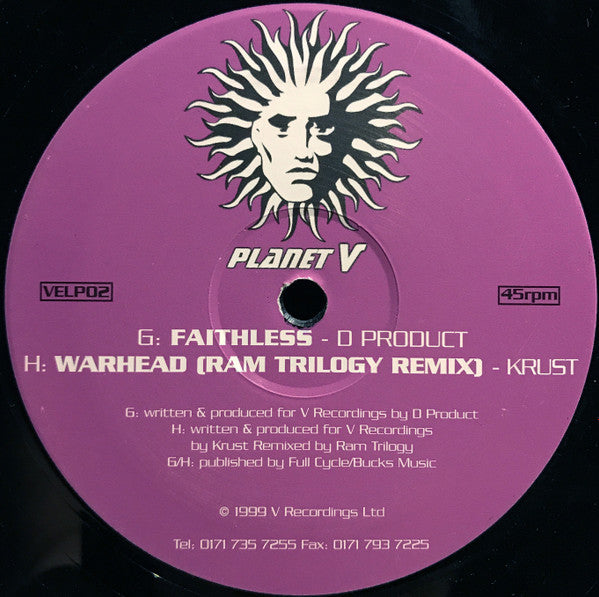Various - Planet V (8xVinyl, Box Set, 12", 33 ⅓ RPM, 45 RPM, Compilation, Compilation) Very Good Plus (VG+) / Very Good (VG)