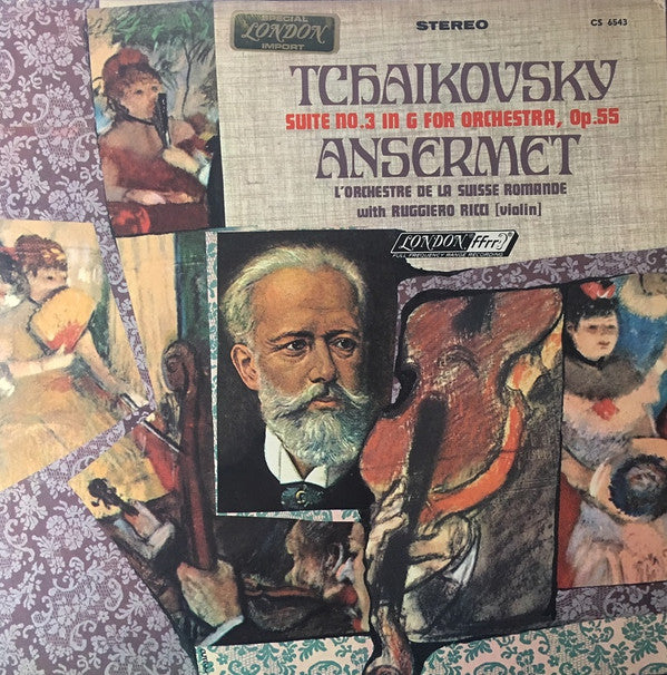 Pyotr Ilyich Tchaikovsky - Suite No. 3 In G For Orchestra, Op.55 (Vinyl, LP, Stereo) Very Good Plus (VG+) / Very Good (VG)