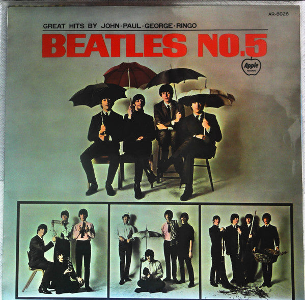 The Beatles - Beatles No. 5 (Vinyl, LP, Compilation, Reissue, Mono) Very Good (VG) / Very Good (VG)