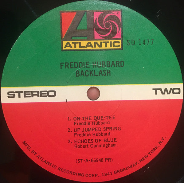 Freddie Hubbard - Backlash (Vinyl, LP, Album, Reissue, Stereo) Near Mint (NM or M-) / Very Good (VG)