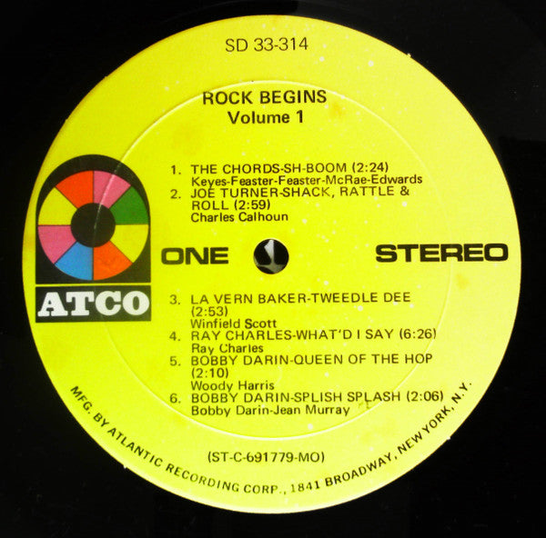 Various - Rock Begins Volume 1 (Vinyl, LP, Compilation) Good Plus (G+) / Good Plus (G+)