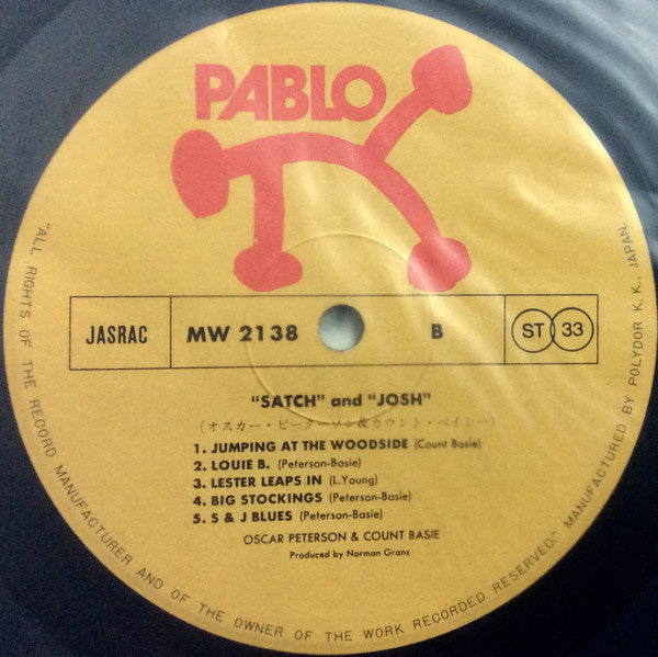 Oscar Peterson - "Satch" And "Josh" (Vinyl, LP, Album, Stereo)